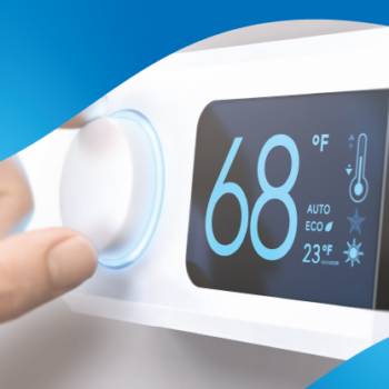Temp Thermostat set to 68 degrees Fahrenheit